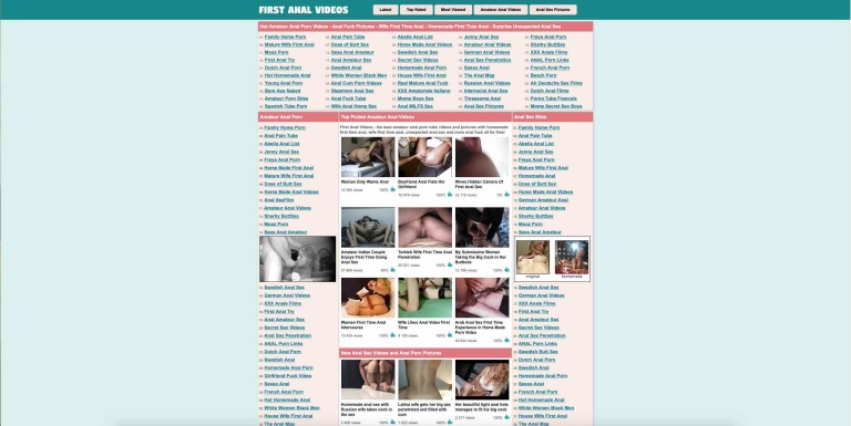 First Anal Videos