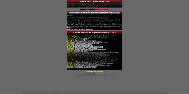 Sex Afraid List